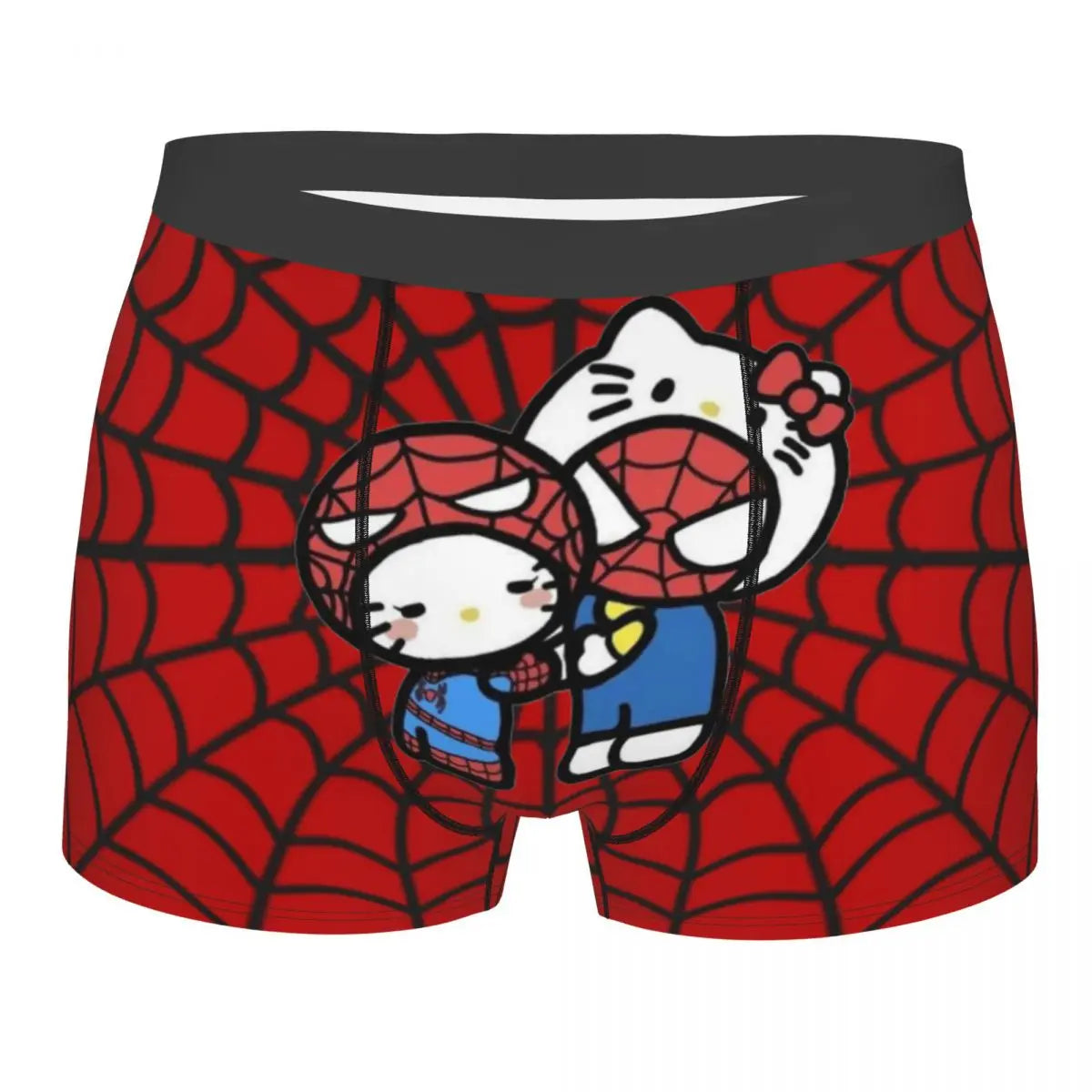Hello Kitty Spiderman Men's Boxer Shorts