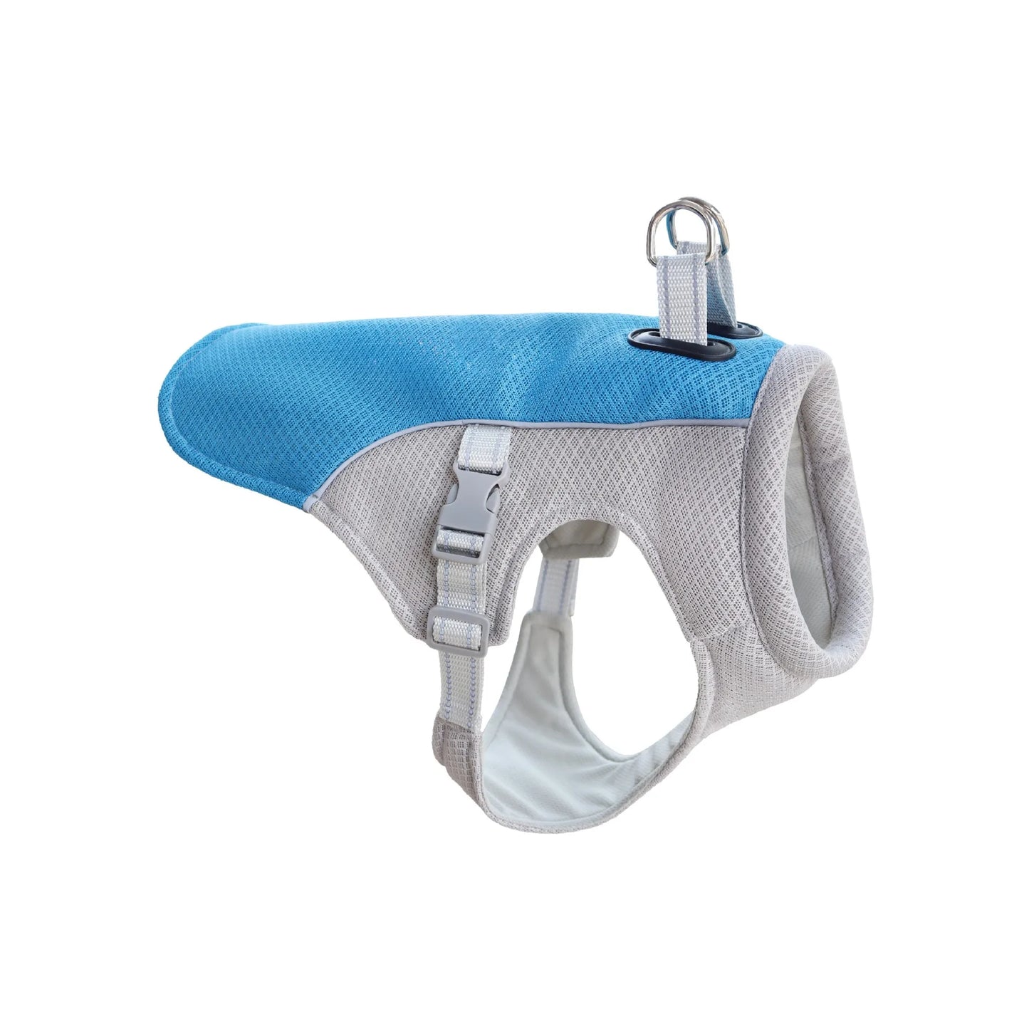 Summer Dog Cooling Vest Breathable Polyester for Outdoor Use