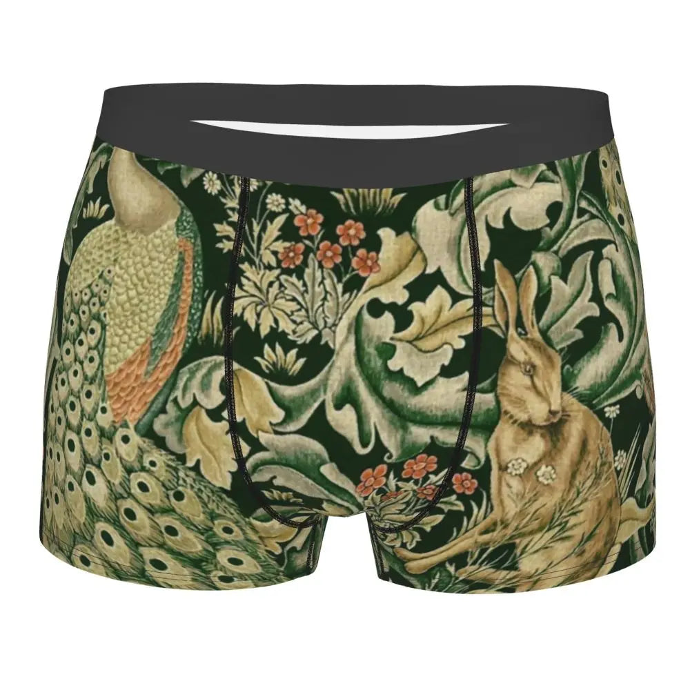 Breathable Cotton Polyester Boxer Shorts for Men