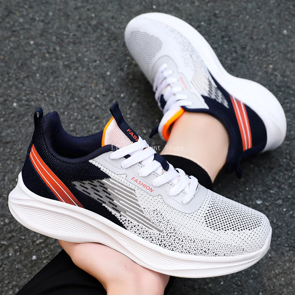 Men's Running Shoes 2025 New Lightweight Breathable Mesh Sneakers, Fashion Casual Sports Shoes for Outdoor Walking, Non - slip C