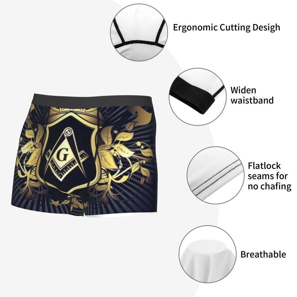 Breathable Gaianata Gemogoro Ghidra Masonic Freemason Briefs