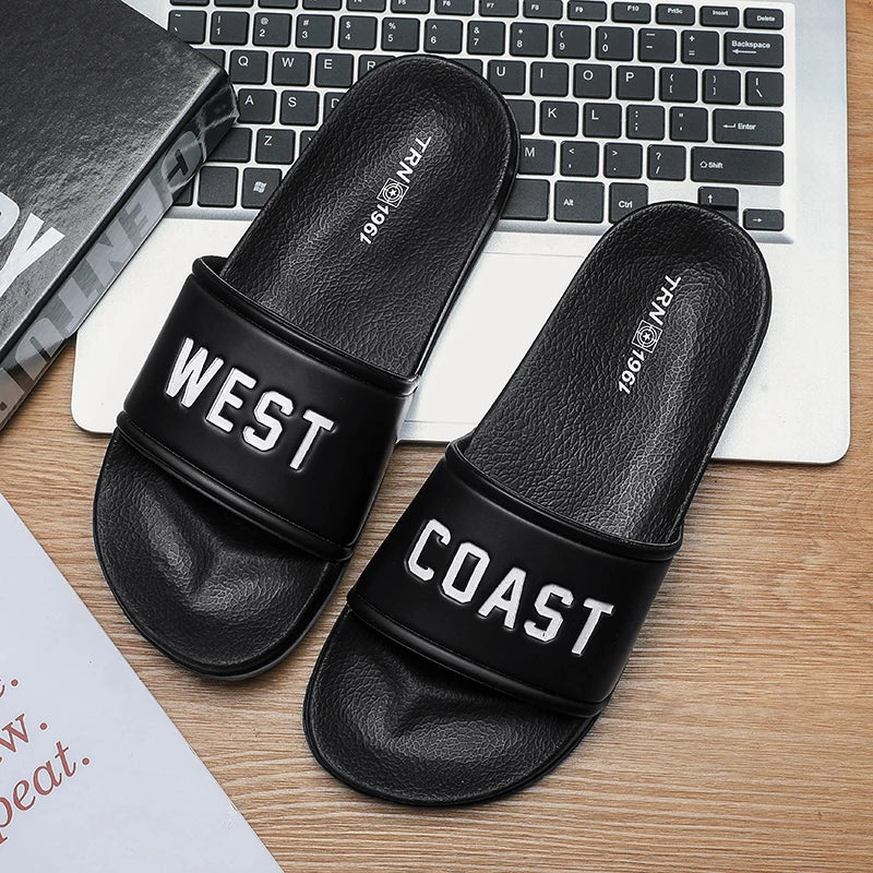 Men's Summer Indoor Outdoor Slippers Clogs with Massage Sole