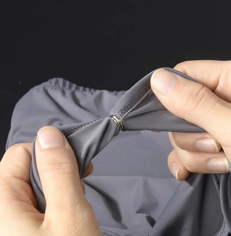 Men's Low Waisted Boxer Shorts with Detachable Lining