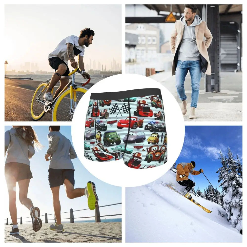 Lightning McQueen Cars Boxer Shorts for Men