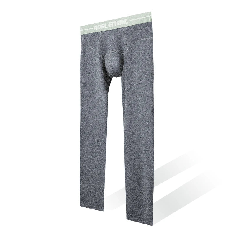 2026 + Winter Long Johns Men's Underwear Single Thick Fleece Thermal Pants