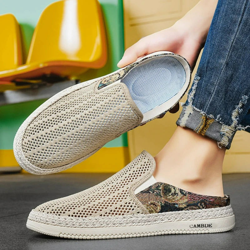 Men's Breathable Mesh Slip-On Casual Shoes