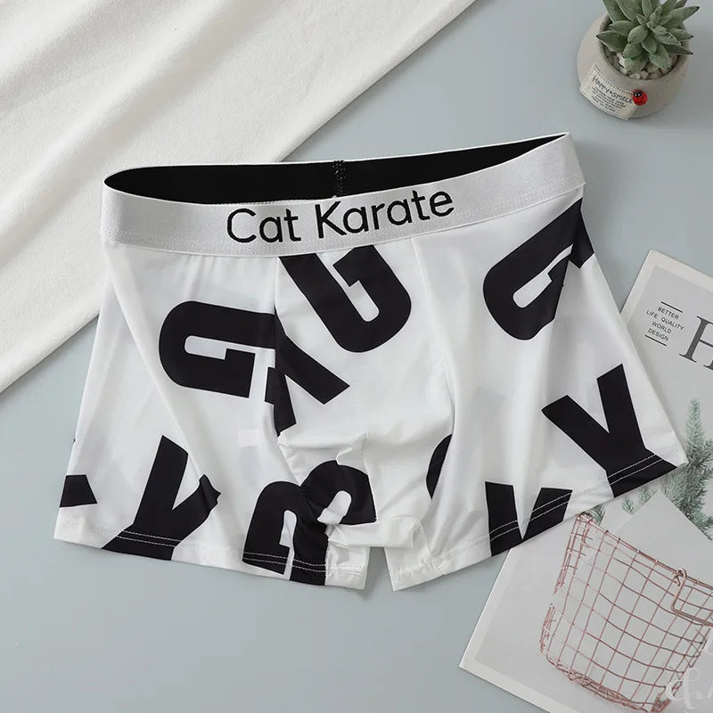 Men's Polyester Boxer Shorts Underwear