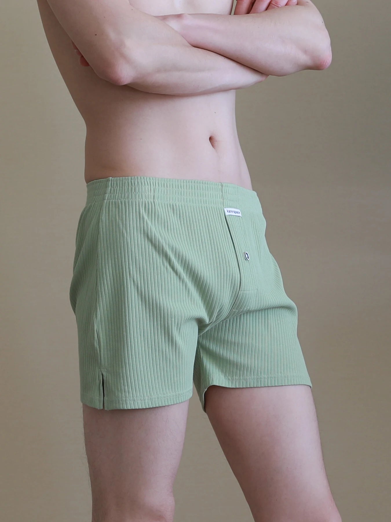 Mens Underwear Stretch Cotton Boxer Shorts Threaded Aro Pants Sleepwear Loungewear Shorts Boxers Male Underpants Panties 1PCS
