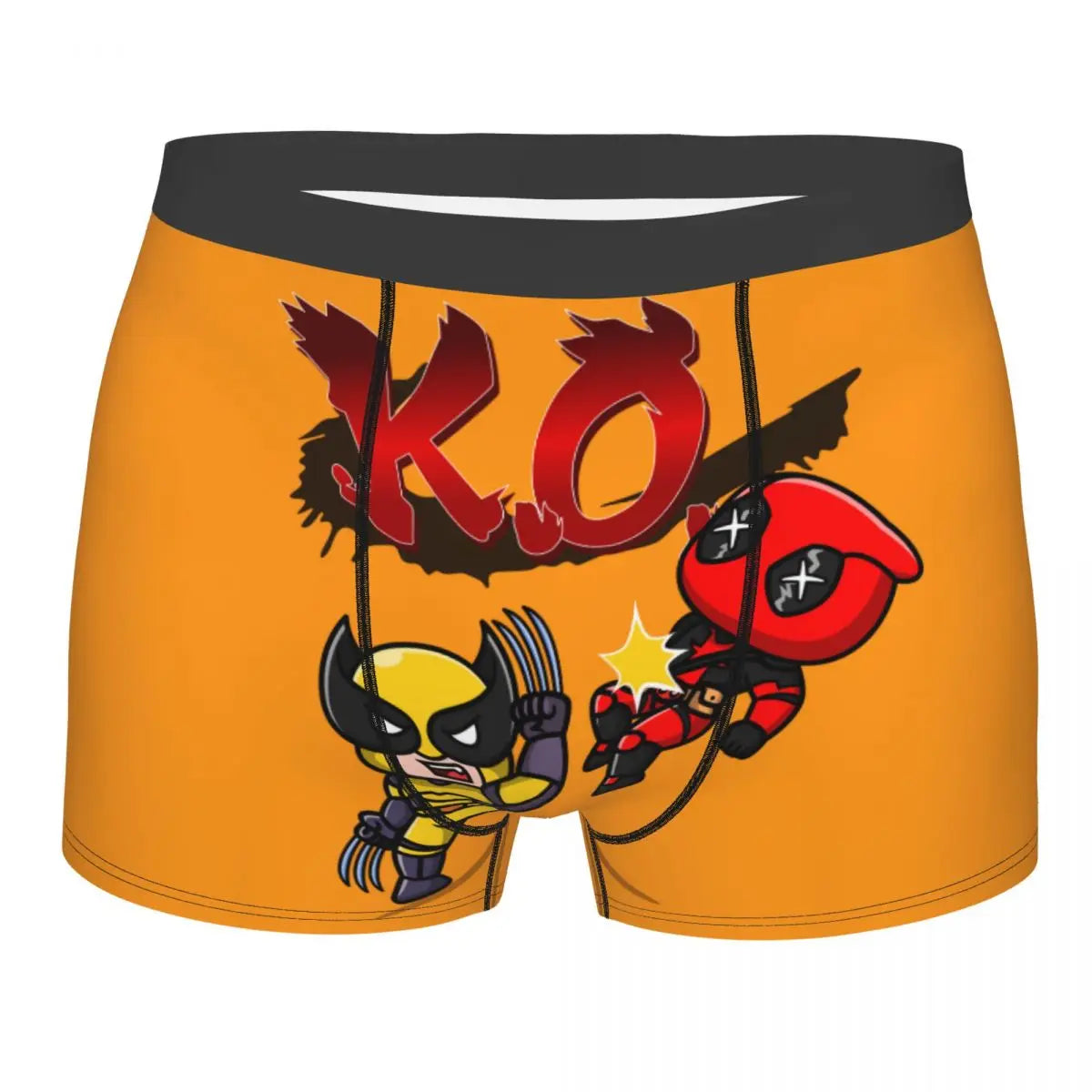 Deadpool Boxer Shorts for Men - Lycra Polyester Blend