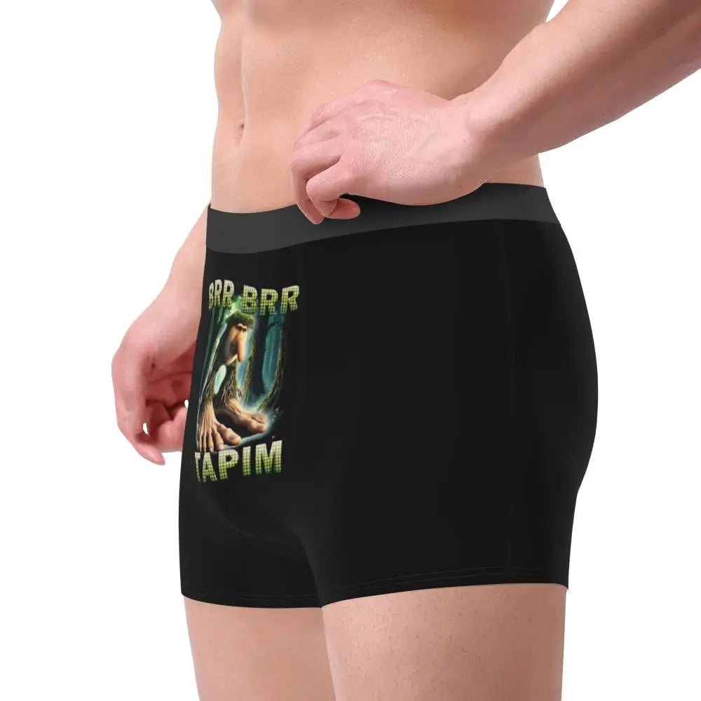 Men's Boxer Shorts Brr Brr Patapim Funny Italian Brainrot