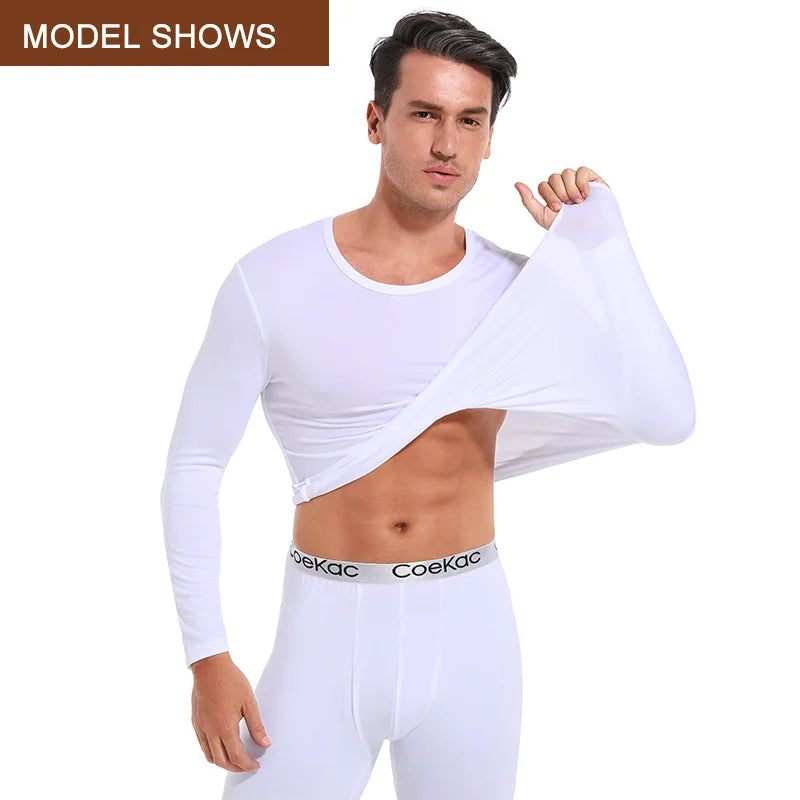 MISS MOLY Brand Thermal Underwear for Men Long Johns Sport Base layer Fall/Winter