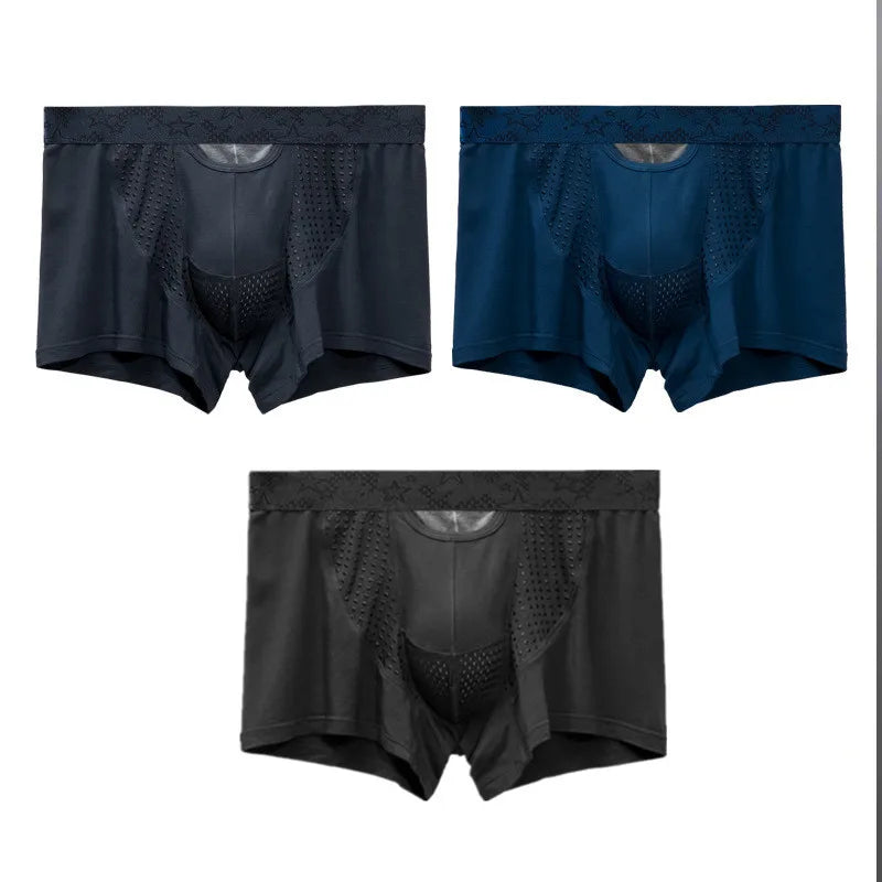 Men's Modal Boxer Shorts in Indigo