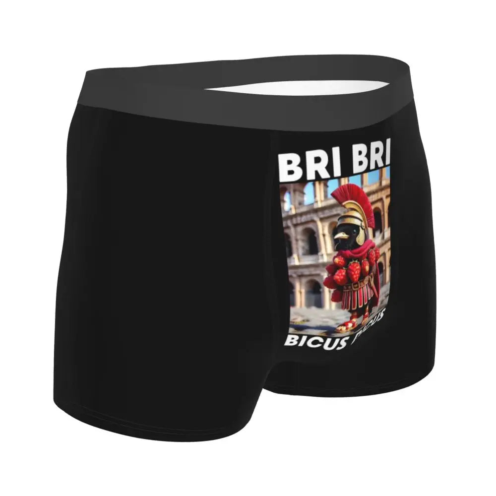 Men's Boxer Shorts Brr Brr Patapim Funny Italian Brainrot