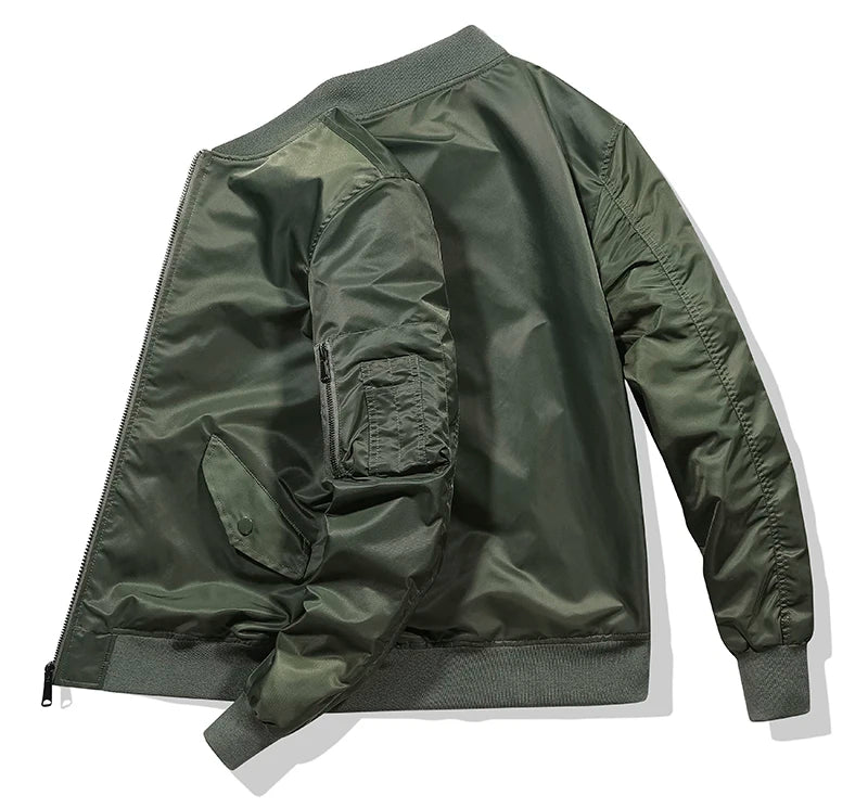 Bomber Jacket Men Winter Autumn College Camouflage Jacket