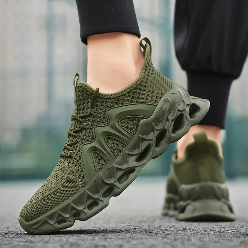 Men's Casual Sneakers Breathable Mesh Running Shoes