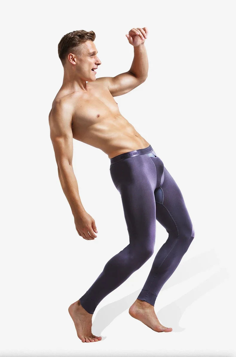 Thin Cotton Long Johns Men's Thermal Underwear