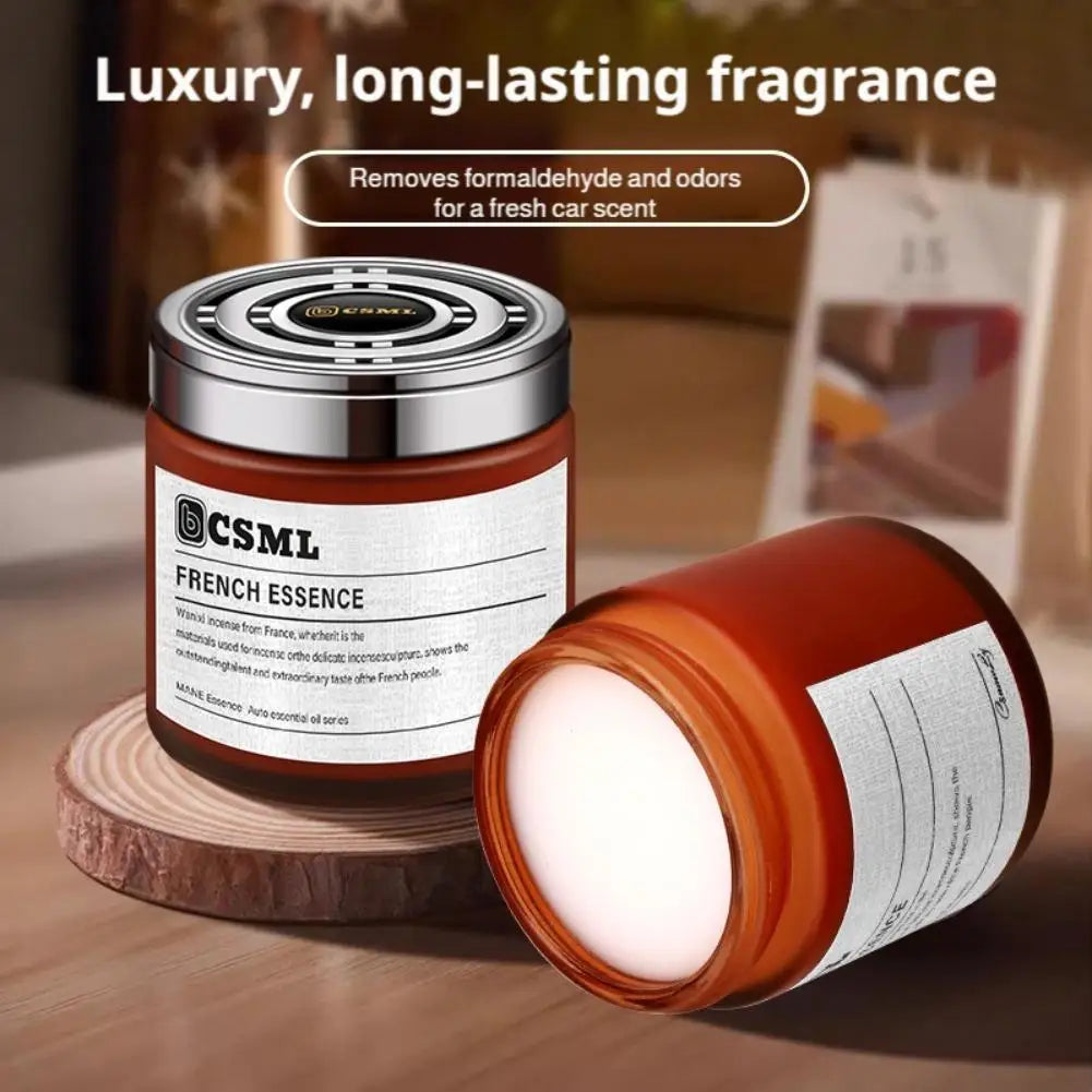 Car Freshener Cologne Scent Premium Glass Compact Design