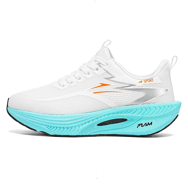 Men's Casual Lace-Up Sneakers with Air Mesh Upper