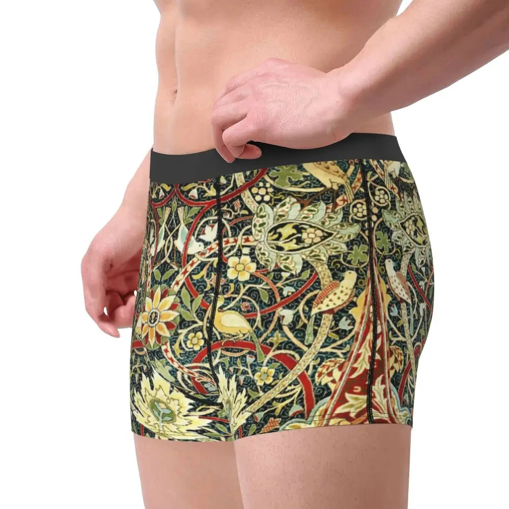Breathable Cotton Polyester Boxer Shorts for Men