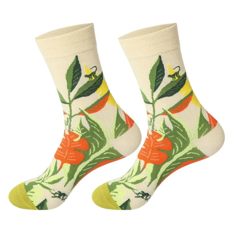 Funny Socks for Men Women Couple Fun Cozy Crazy Novelty Fashion Breathable Printed Graffit Cotton Boot Socks