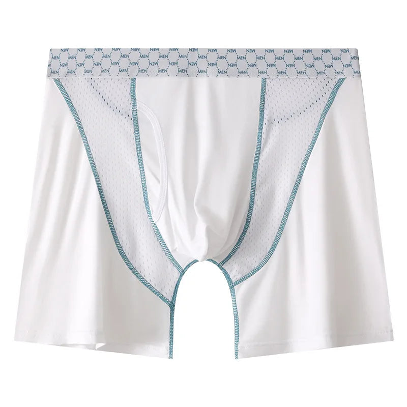 Men's Breathable Mesh Boxer Shorts U Convex Pouch M-XXL