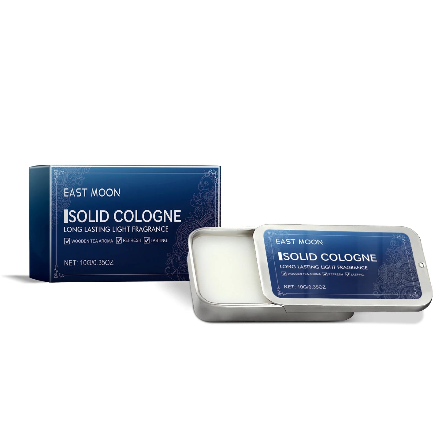 Men Sandalwood Balm Portable Body Fragrance Solid Balm