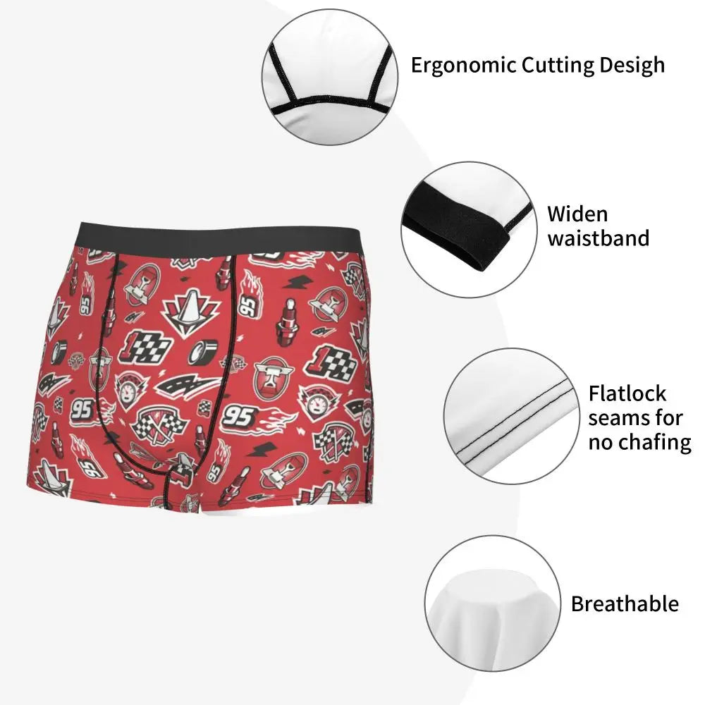 Lightning McQueen Cars Boxer Shorts for Men