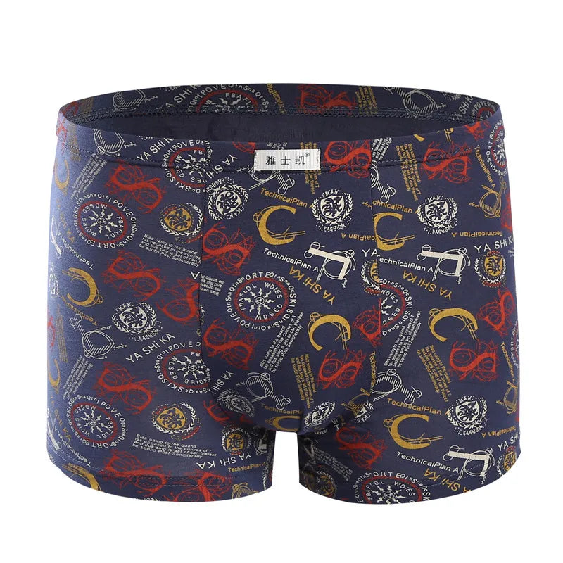 Bamboo Fiber Boxer Shorts for Men L-5XL