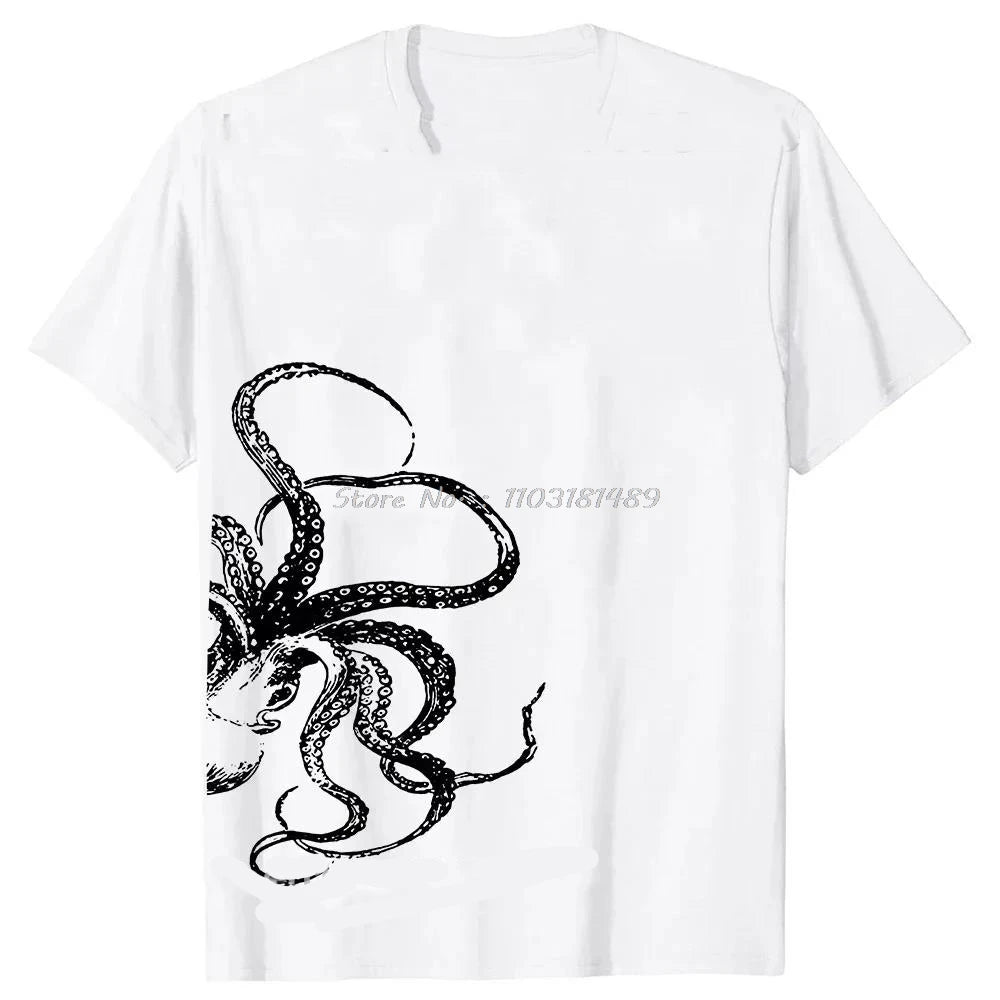 Cephalopod Octopus Squid Cuttlefish Graphic T-Shirt