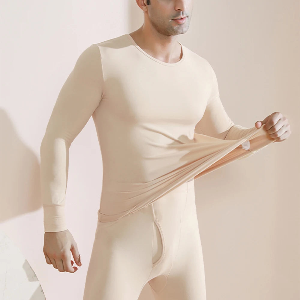 Long Johns Thermal Underwear for Men Fleece Lined Base Layer Set for Cold Weather