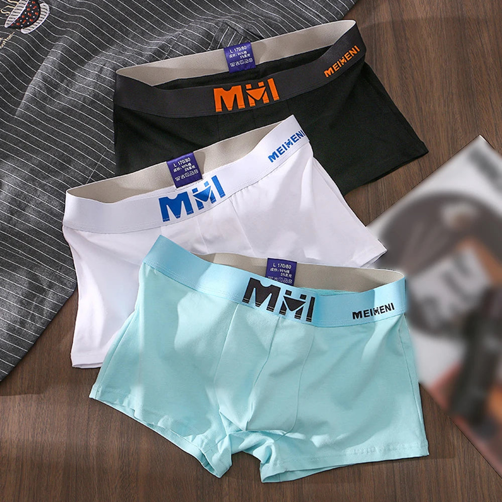 Men's Cotton Boxer Shorts with Breathable Print