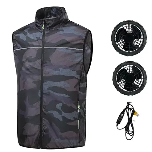 Cooling Fan Vest for Men and Women - Summer Cool Jacket