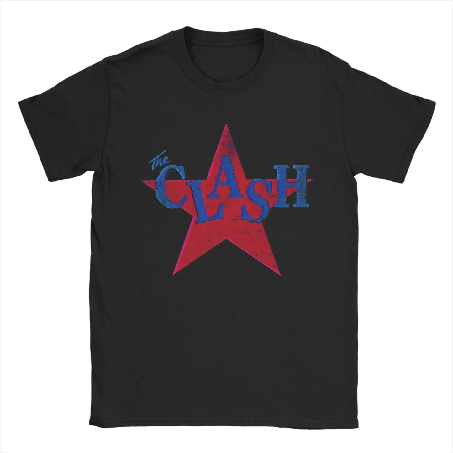 Mens Womens The Clash London Calling T Shirt Pure Cotton Print Tee Shirts  Top Clothing