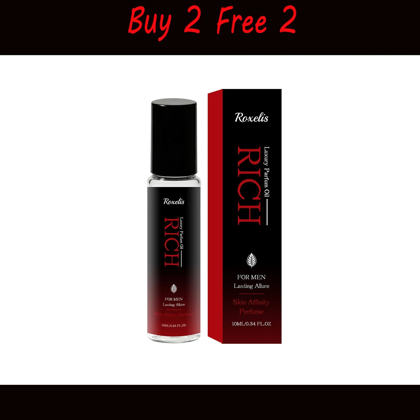 Roxelis 10ml Alcohol Free Glamour Cologne for Men