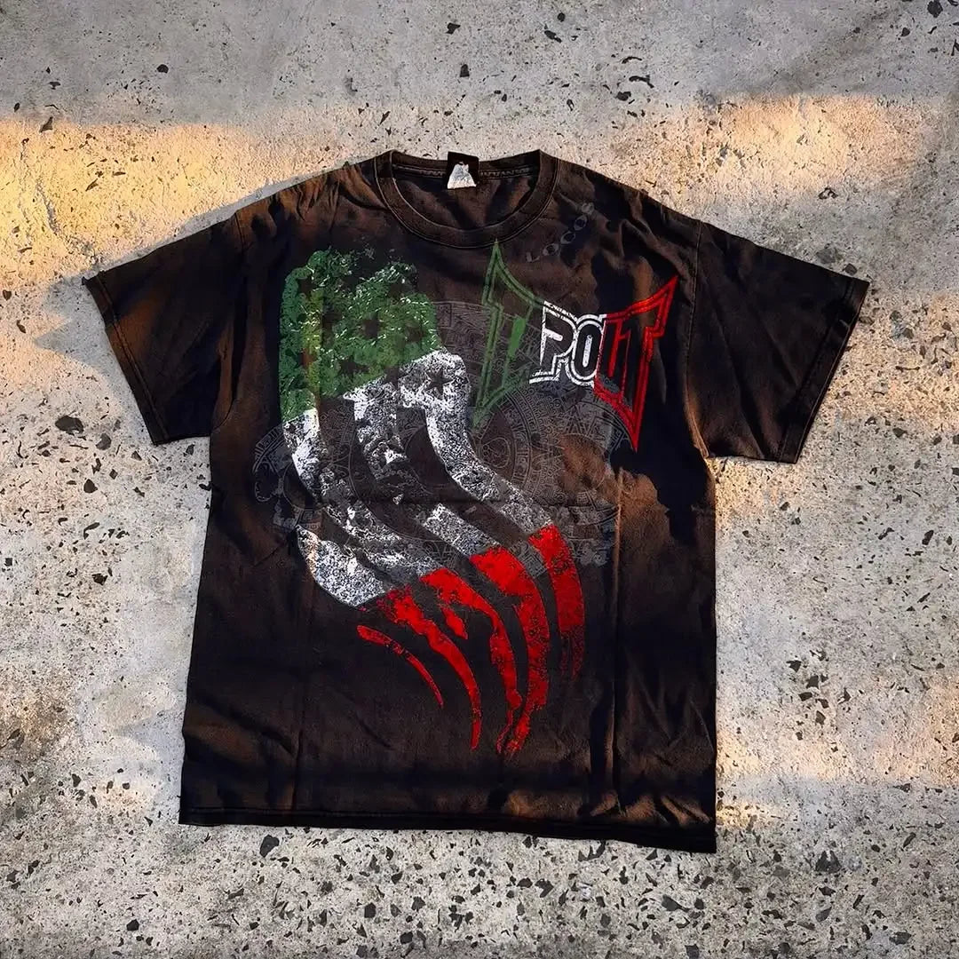 Y2k Skull Oversized T-Shirt for Men