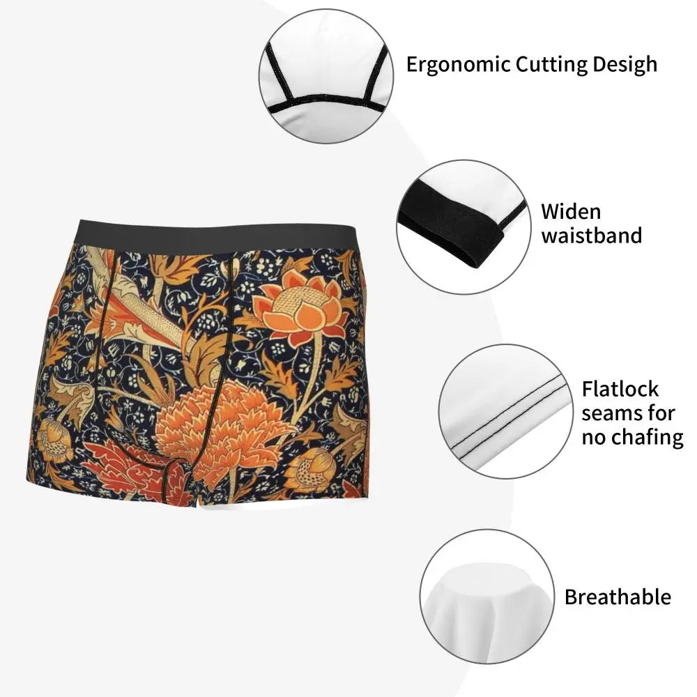 Breathable Cotton Polyester Boxer Shorts for Men