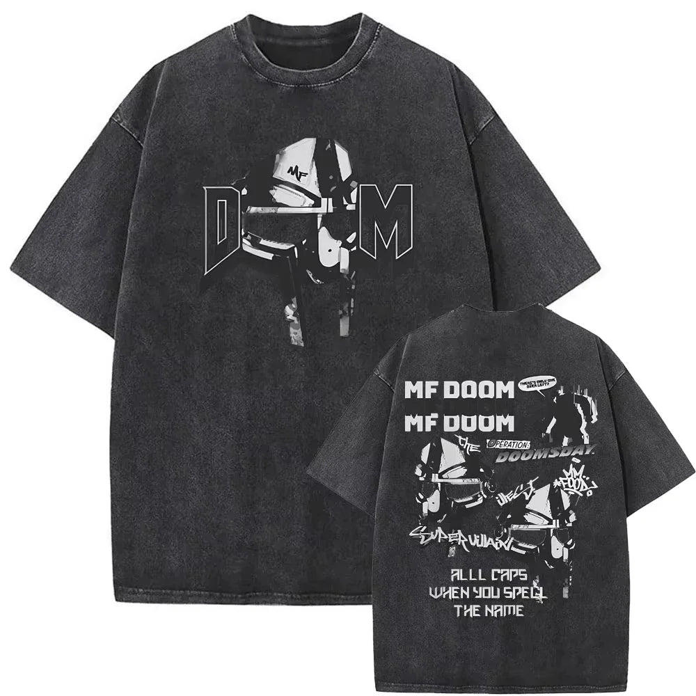 Mf Doom Graphic Print T-Shirt for Men and Women
