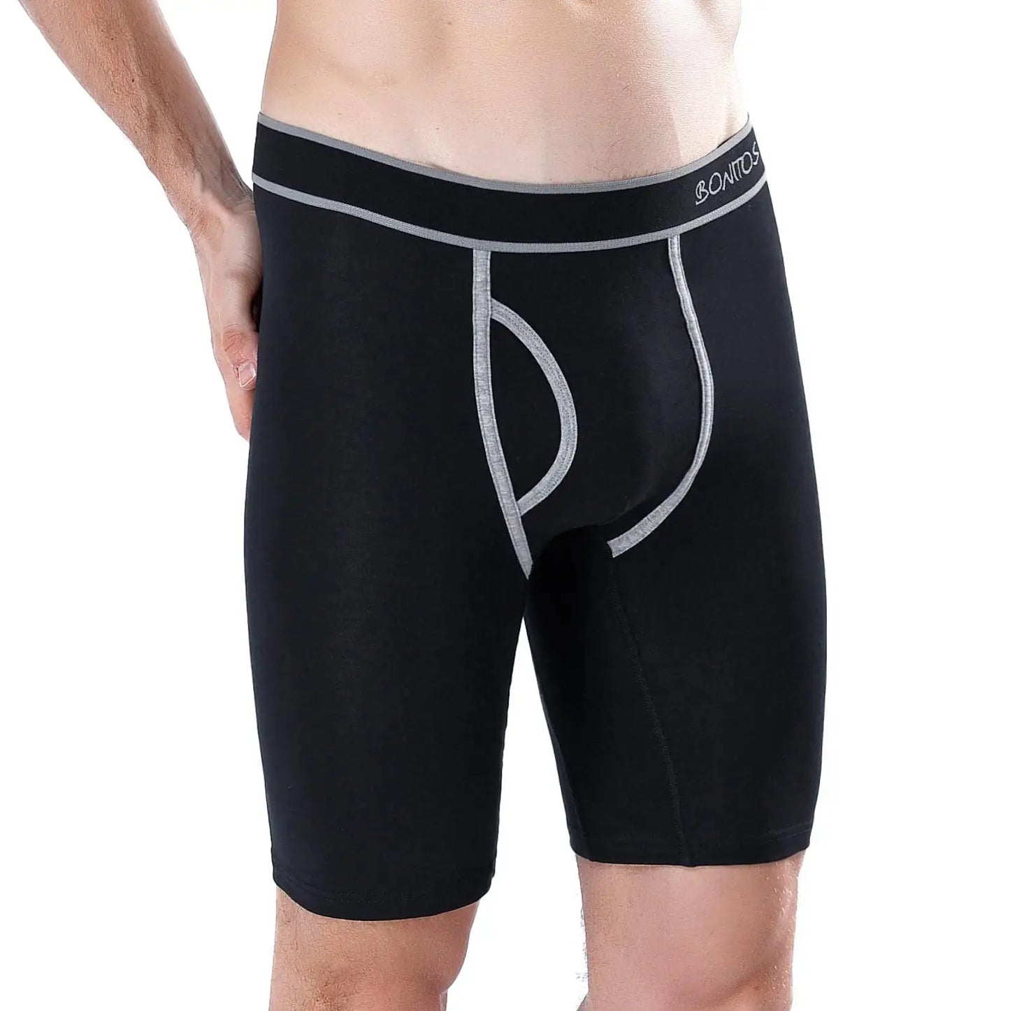 Men's Cotton Boxer Shorts B7 White
