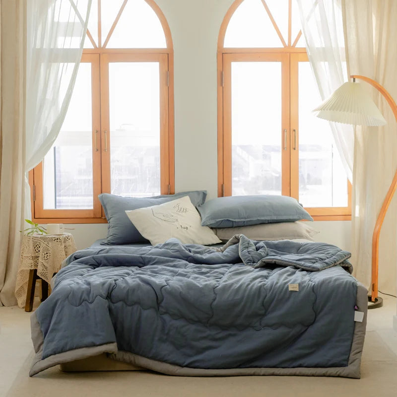 Lightweight Solid Color Summer Quilt in Polyester