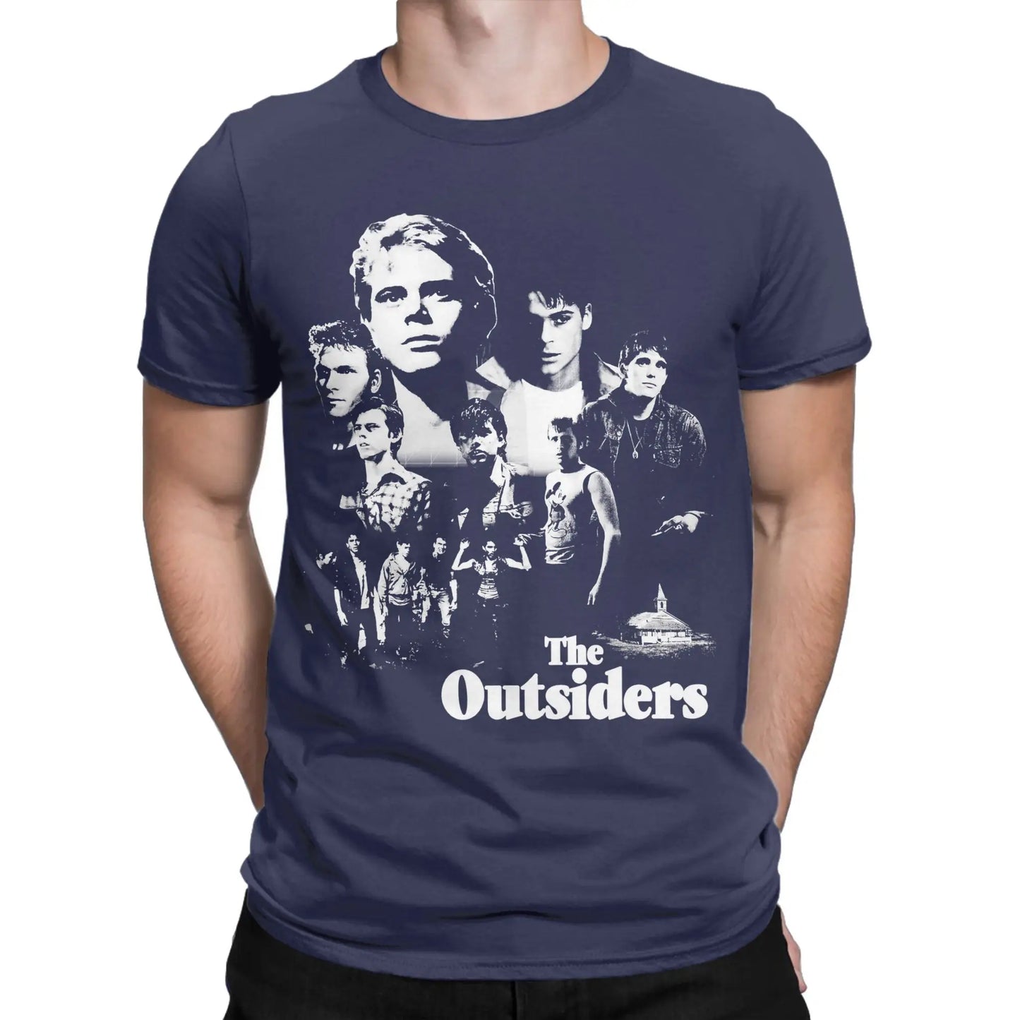 NONE The Outsiders 1983 Movie T Shirt for Men 100% Cotton