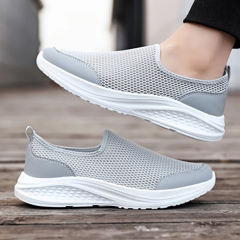 Men's Breathable Mesh Summer Sneakers for Walking