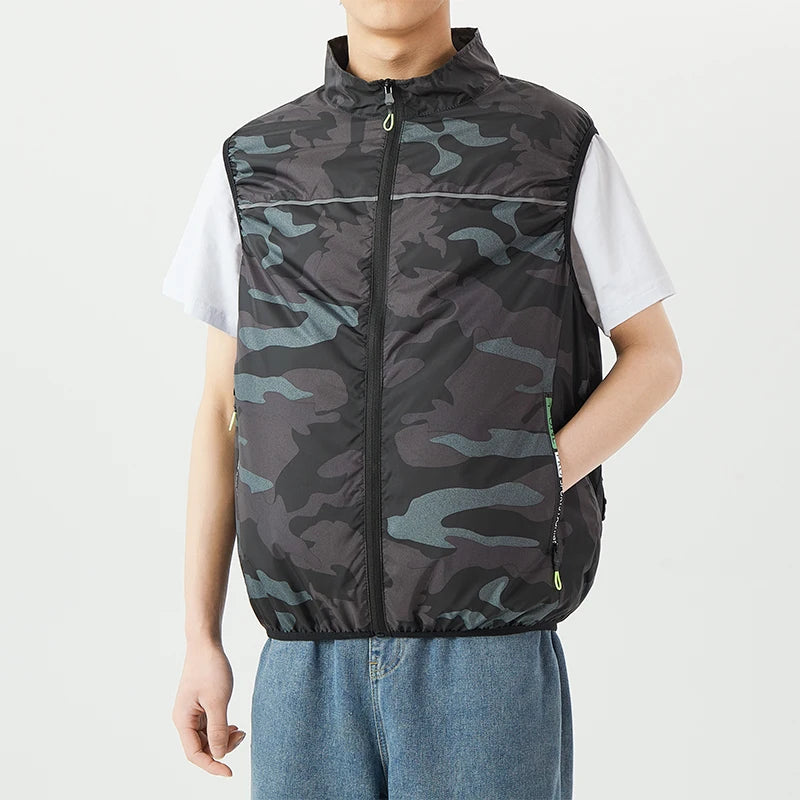 USB-Powered Cooling Vest for Men and Women - Summer Outdoor Use
