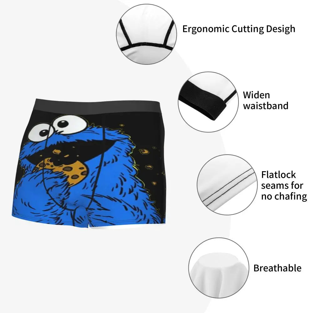 Cookie Monster Boxer Shorts by MINISO