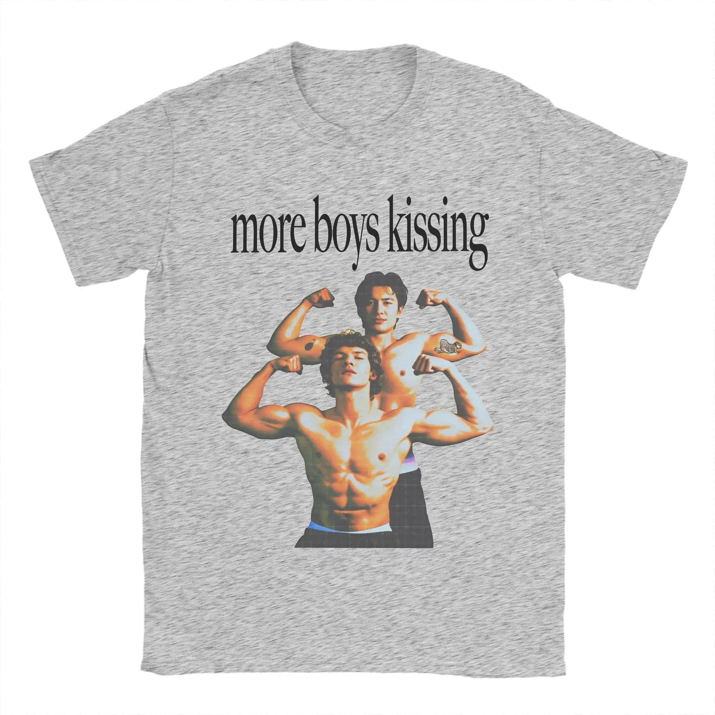 Mens T Shirt More Boy Kissing T-Shirts Hip Hop Heated Rivalry Beach Tee Shirt Y2K Basic Print Cotton Clothes Gift Idea