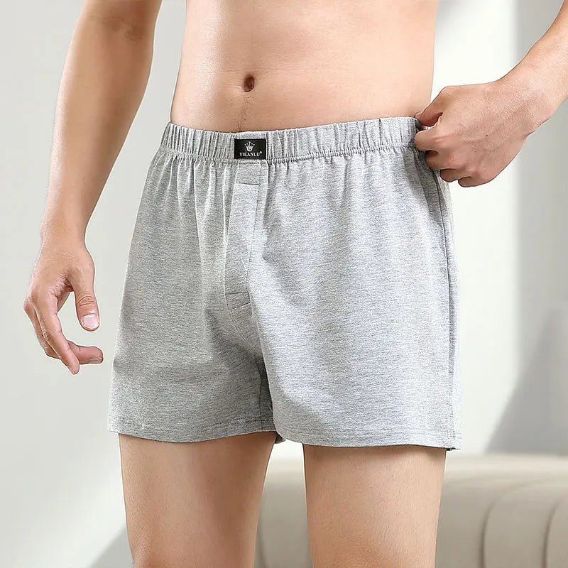 Men's Loose Boxer Shorts Cotton Modal Large Size