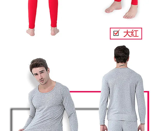 Long Underwear For Men Long Johns High Quality Cotton Oversized 5XL Thermal Underwear