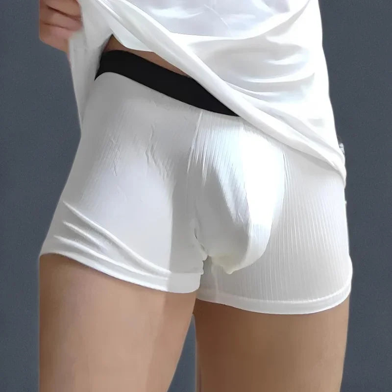 Comfortable Men's Boxer Shorts with Big Scrotal Pocket