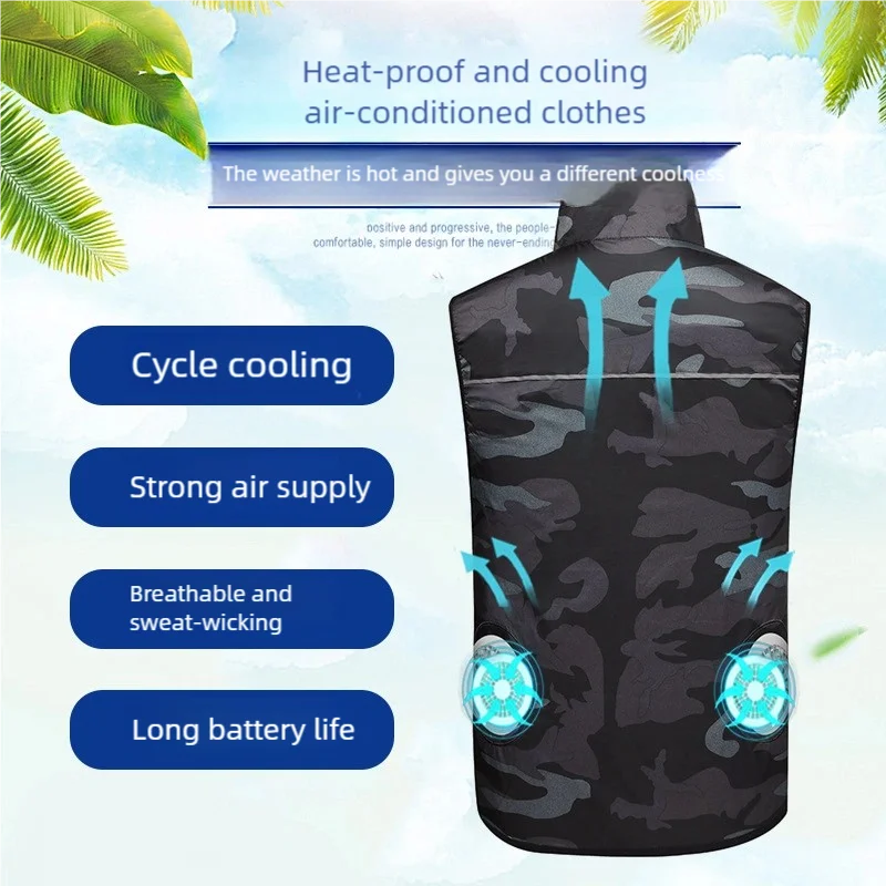 Cooling Fan Vest for Men and Women - Summer Cool Jacket