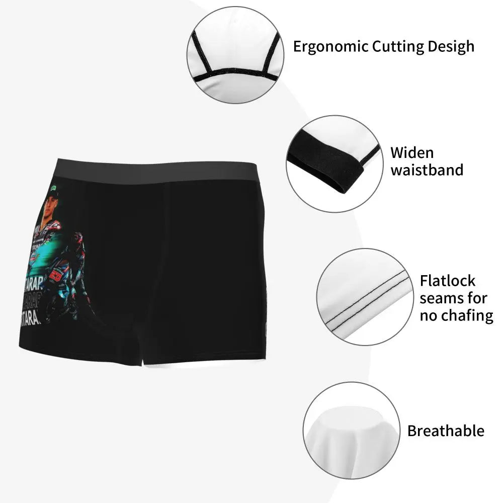 Boxer Shorts Custom Fabio Quartararo Men Underwear