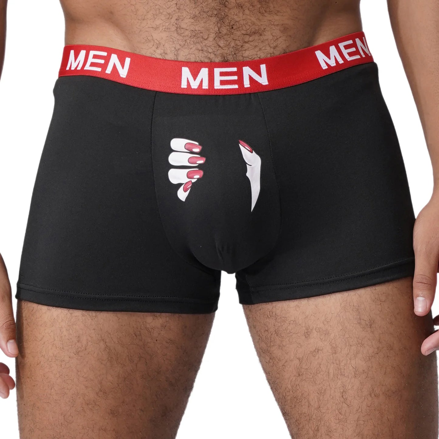 Mens Funny Print Boxer Shorts 3Pcs Set by Oyolan